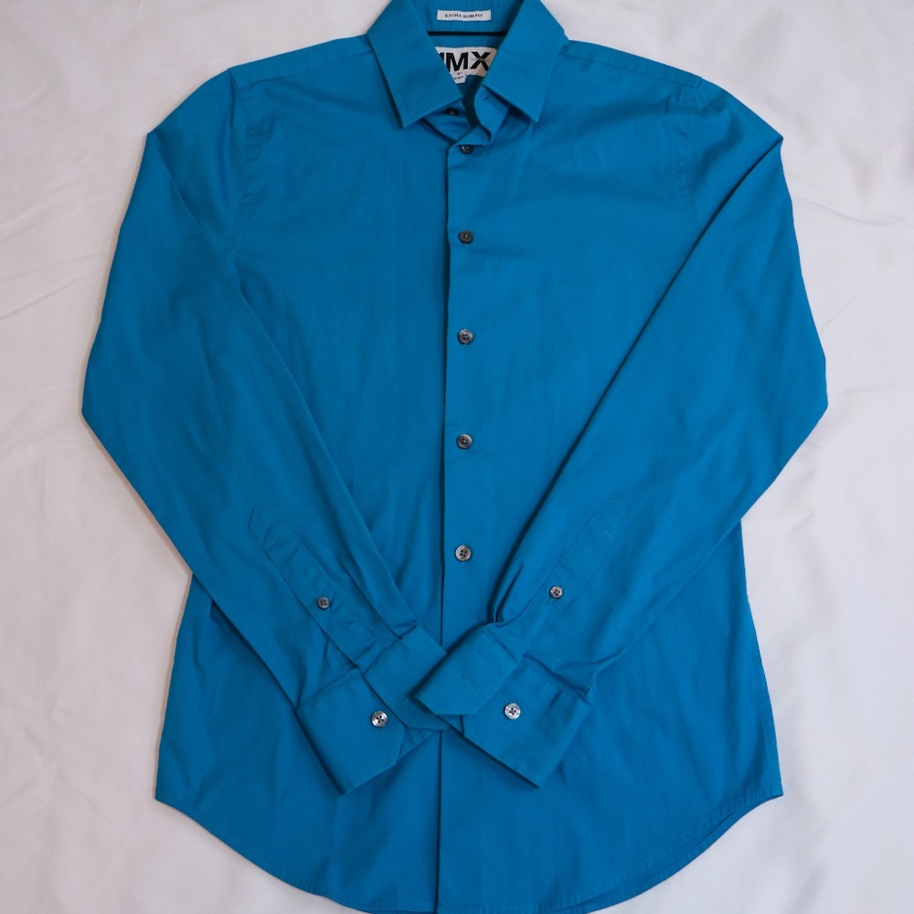 Express Extra Slim Fit Men's Dress Shirt Size S